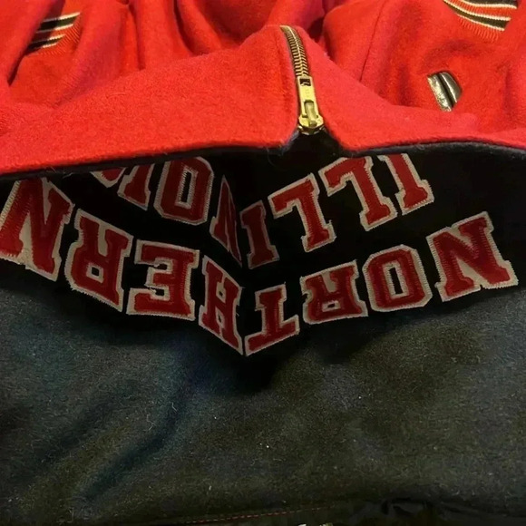 Vintage Northern Illinois University Wool Coat - Picture 4 of 6